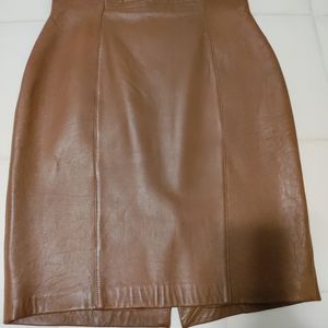 Leather Skirt